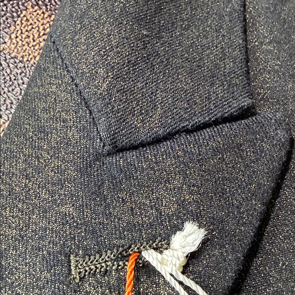 🔥💛⭐️🔥Tallia-Black & Gold 38S Slimfit Blazer - Picture 9 of 9